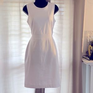 White Banana Republic Fitted Dress